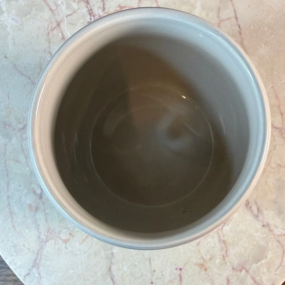 Chevron Patterned Ceramic Vase, High 4.5”